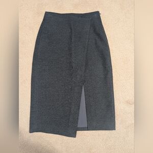 Babaton Charcoal Grey Women's Skirt Size Two